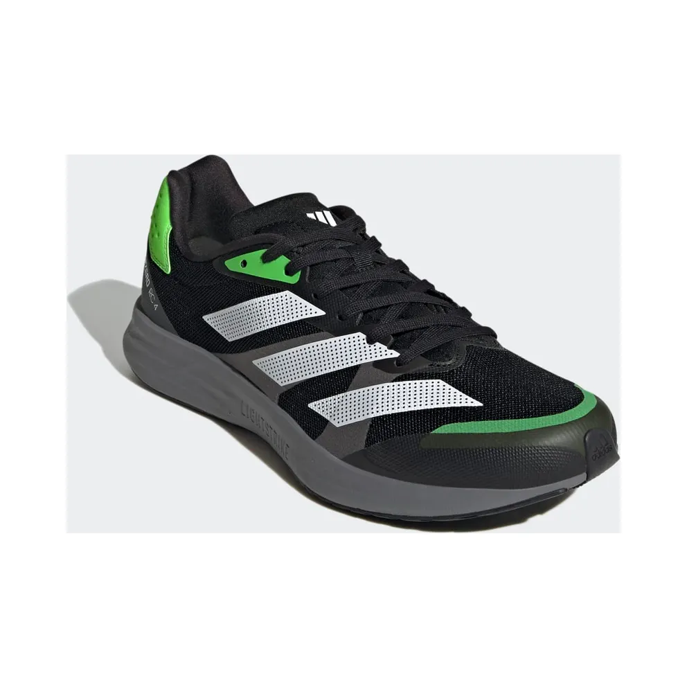 Adidas Adizero RC 4 Core Black / Cloud White / Solar Green (GX6660)