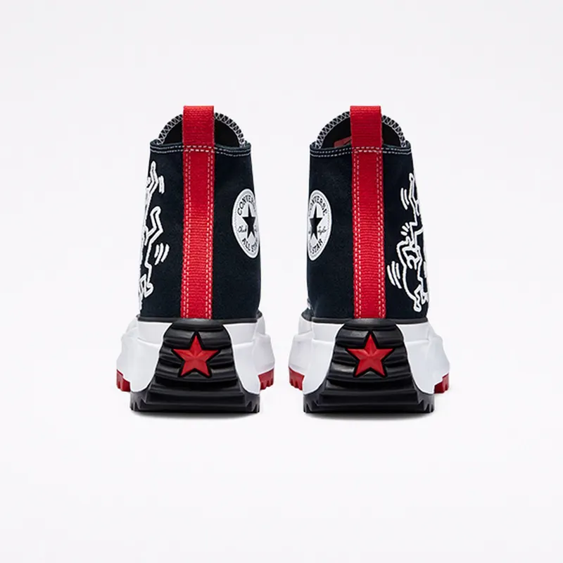 Converse Converse x Keith Haring Run Star Hike High Top Black/White/Red (171859C)