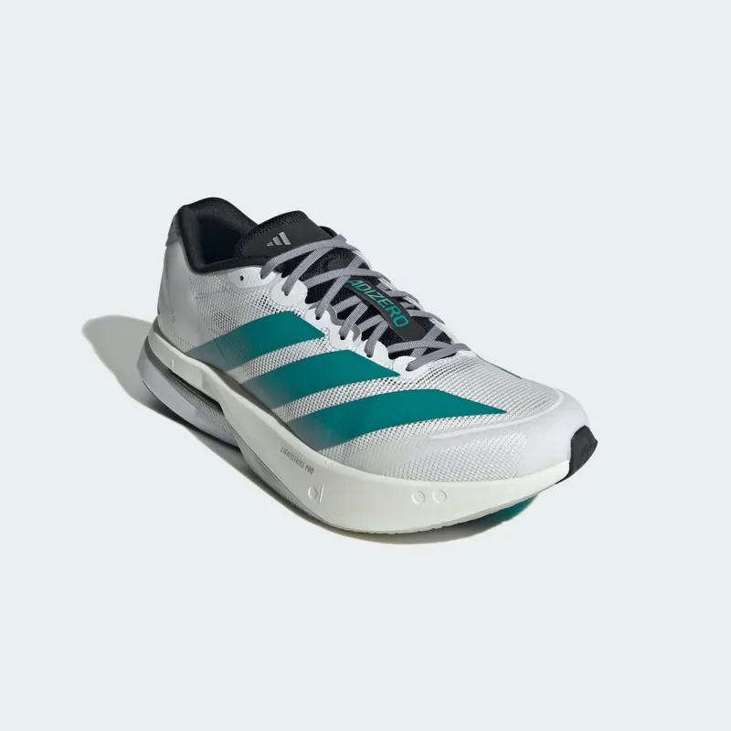 Adidas Adizero Boston 13 EQT Cloud White / Pure Teal / Grey (JR4791)