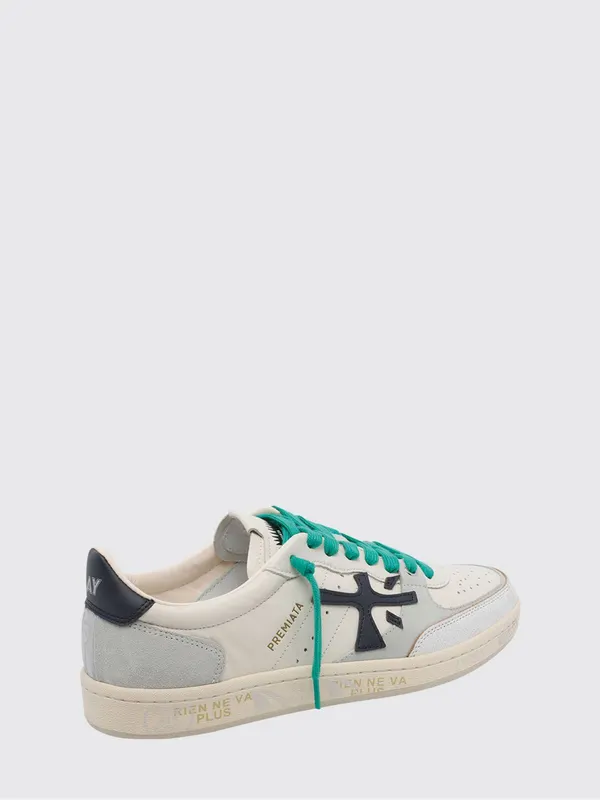 Premiata Clay Leather Sneakers White (BSKTCLAY7262) (2)