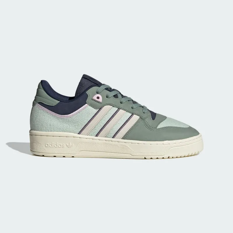adidas Rivalry Low 86 Basketball Shoes Linen Green / Cream White / Silver Green (IG3040)