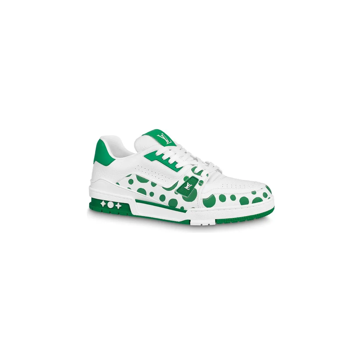 Louis Vuitton LV Trainer Yayoi Kusama Green White (1AB8KJ)