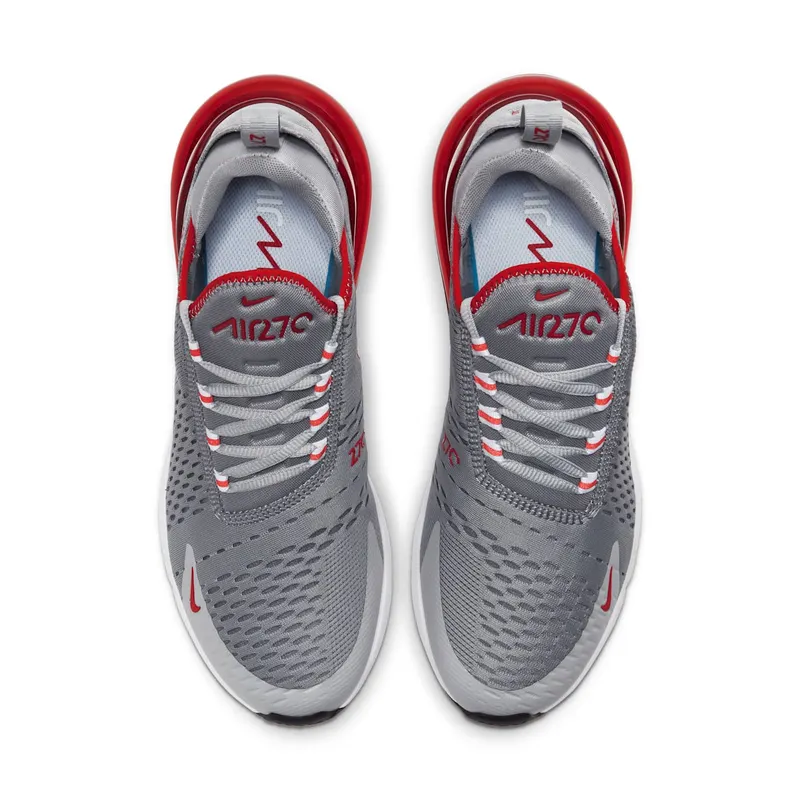 Nike Air Max 270 Particle Grey University Red Particle Grey/University Red-White (CW7048-001)