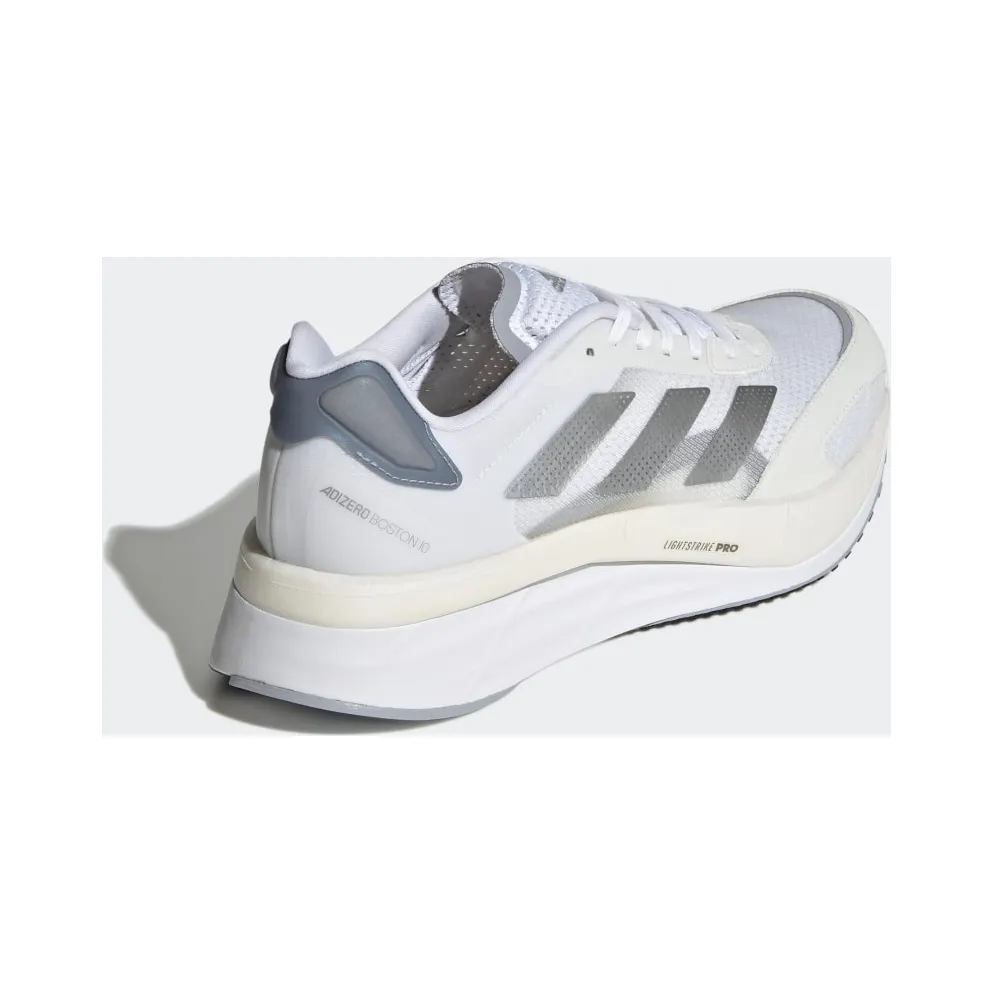 adidas Adizero Boston 10 Cloud White / Silver Metallic / Halo Silver (GY0907)