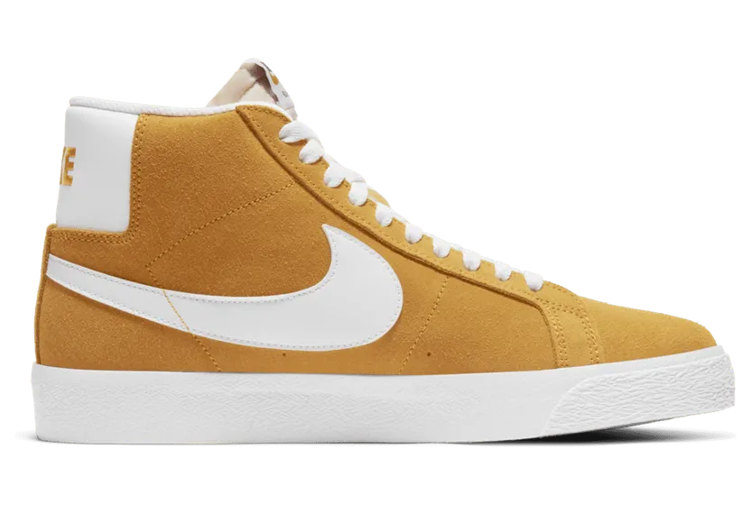 Nike SB Zoom Blazer Mid Skateschoen Geel (864349-700)
