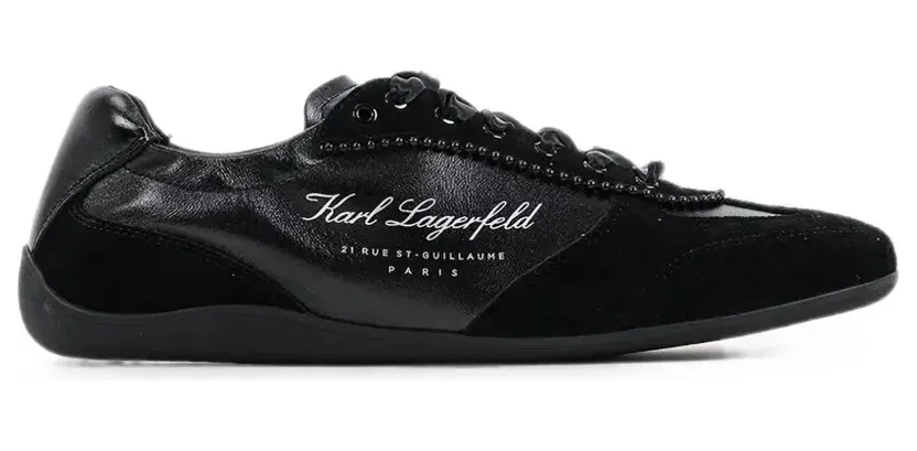 Karl Lagerfeld Altia Sneakers mit Einsätzen – Schwarz (KL66125A300)
