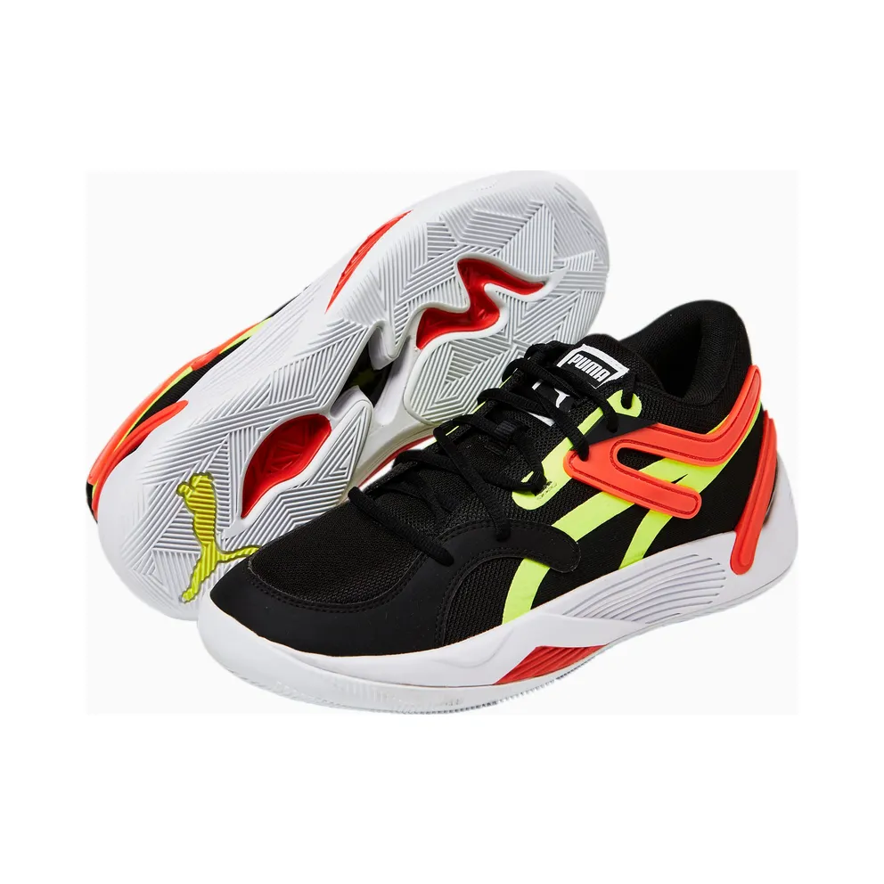 Men’s PUMA Trc Blaze Court Black/Cherry Tomato (376582-03)