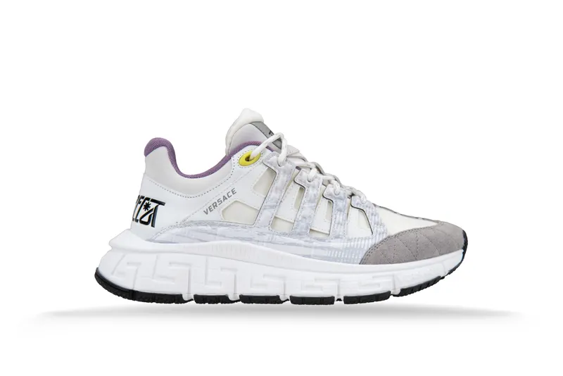 VERSACE Trigreca “Grey Light/White/Lilac” (1020186 6E850)