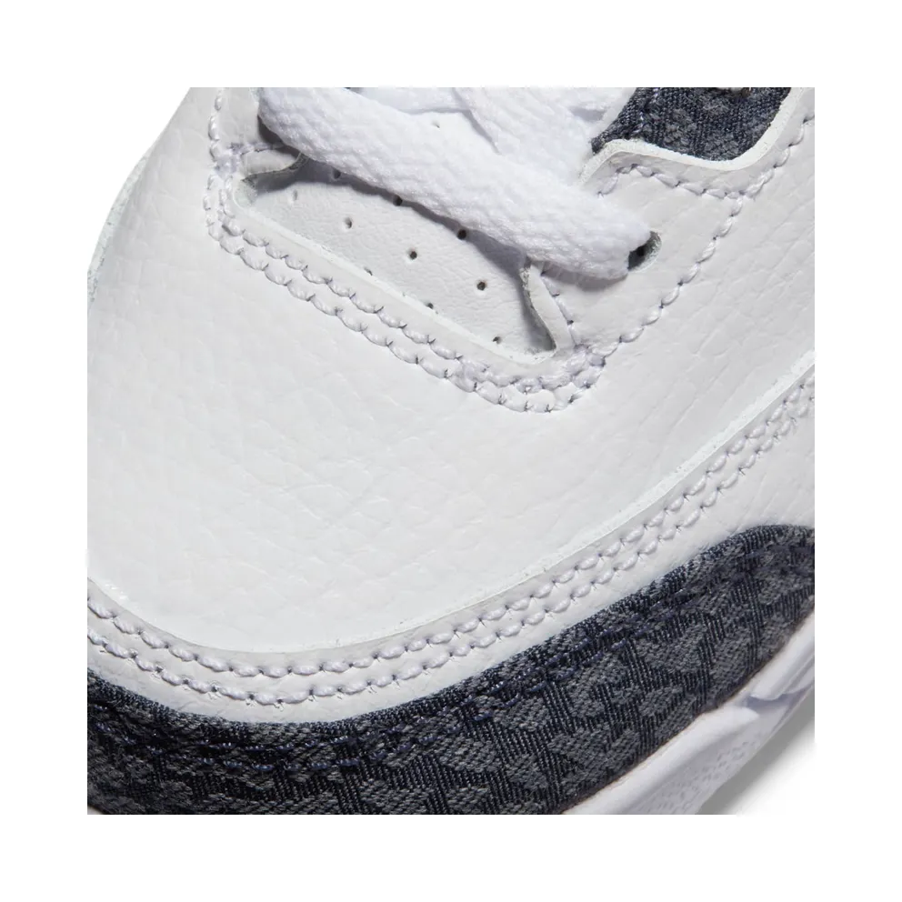 Jordan 3 Retro SE Fire Red Denim (TD) White/Fire Red-Black (DB0442-100)