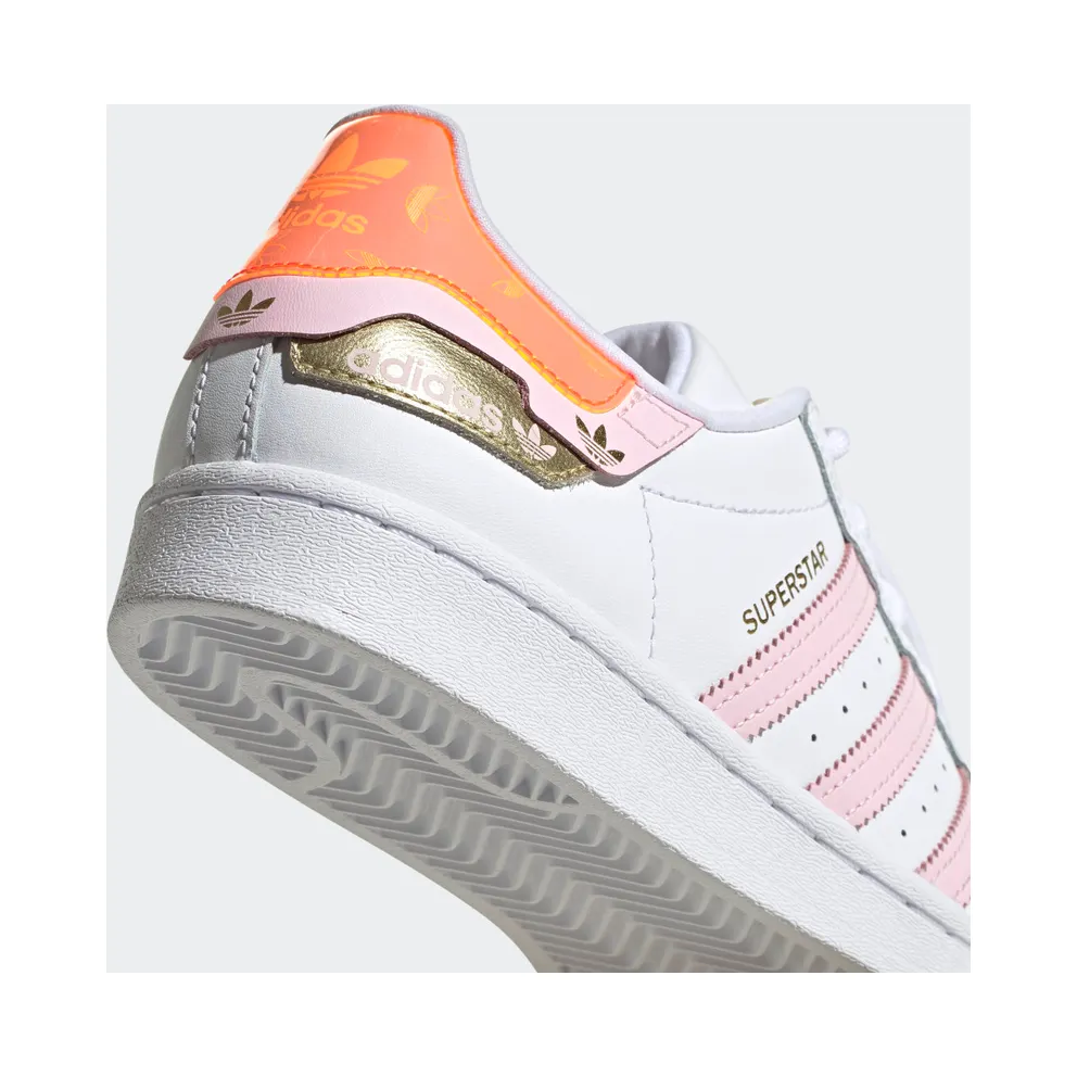 adidas Superstar Cloud White / Clear Pink / Solar Red (H00659)