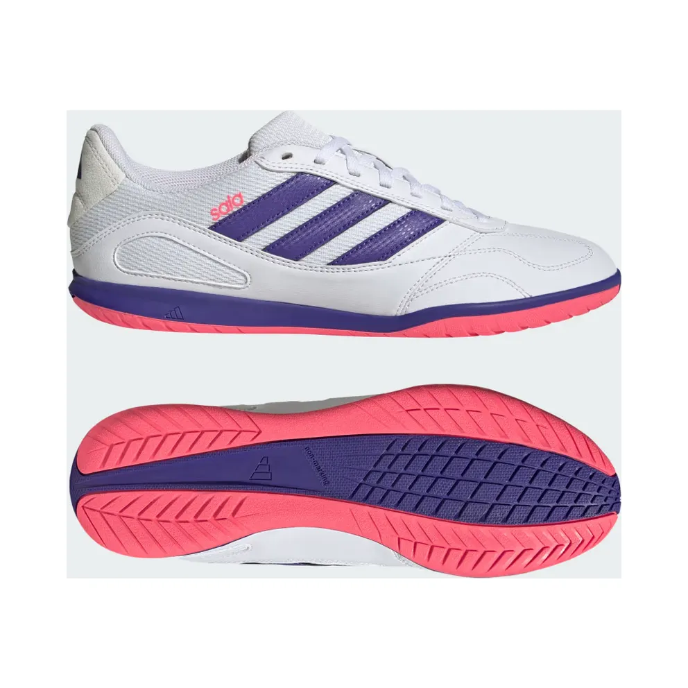 adidas Super Sala Competition III Indoor Football “Cloud White / Pure Purple / Solar Turbo” (JP6987)