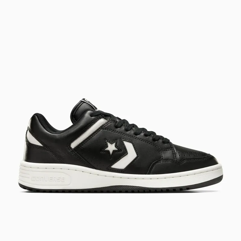 Converse Weapon Leather Black/Egret/Vintage White (A11572C)