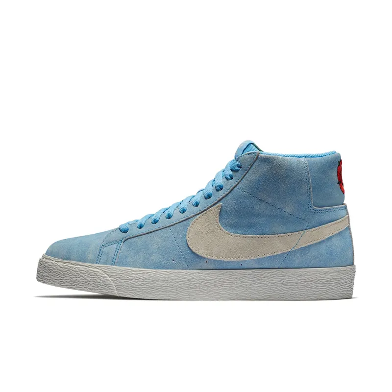 Nike SB Blazer Mid Lance Mountain English Rose University Blue/Light Bone-Habanero Red (864349-406)