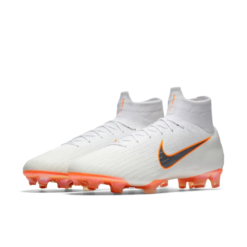Nike Mercurial Superfly 6 Elite FG White Total Orange (AH7365-107)