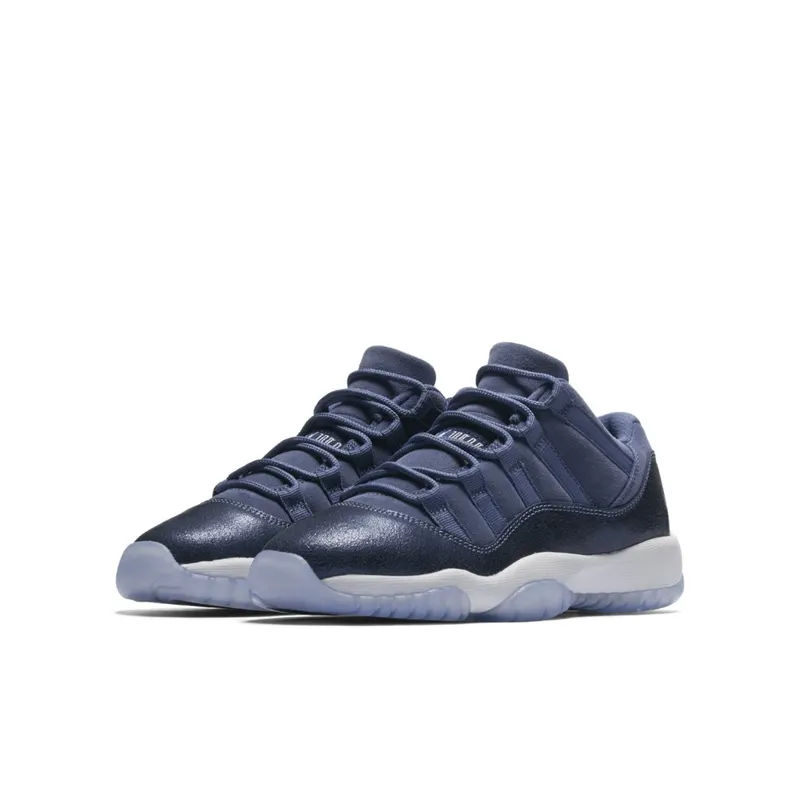 Jordan 11 Retro Low Blue Moon (GS) Blue Moon/Polarized Blue-Binary Blue (580521-408)