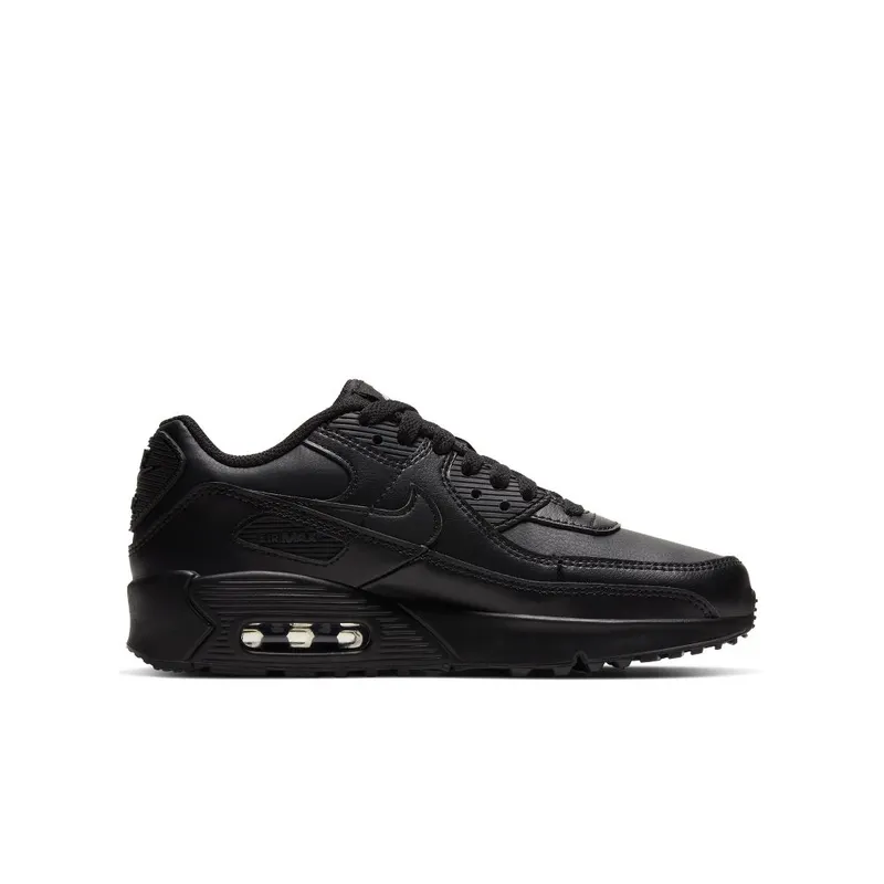 Nike Air Max 90 Recraft Triple Black (GS) Black/Black-White-Black (CD6864-001)