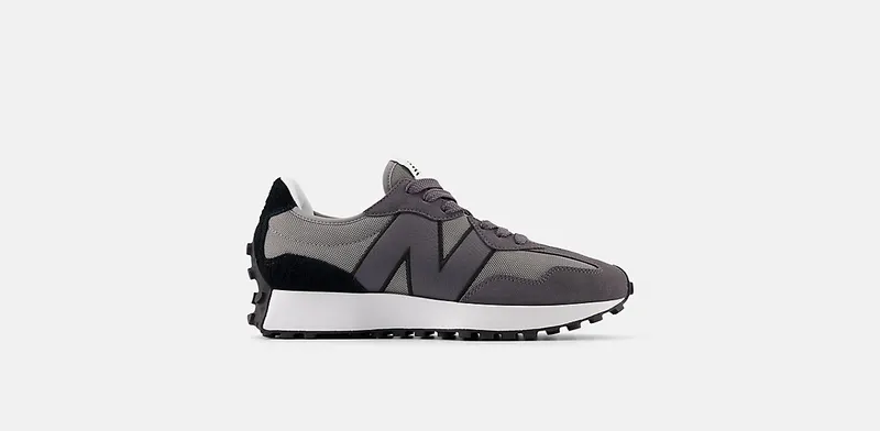 New Balance 327 Black Grey Castlerock (U327MD)