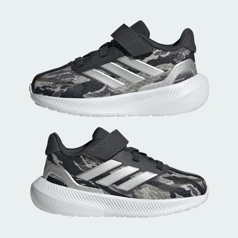 Adidas RunFalcon 5 Kids Silver Pebble / Silver Metallic / Carbon (JQ2194)