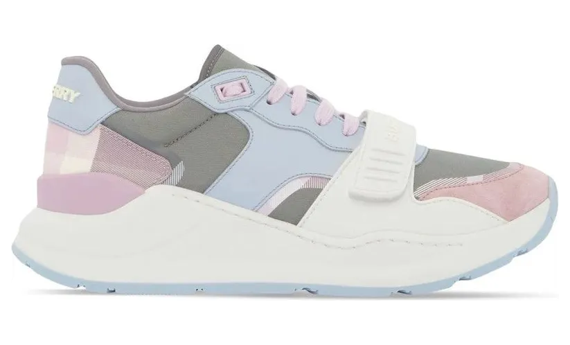 Burberry Ramsey Light Blue Pink Suede (Women) (8055914)