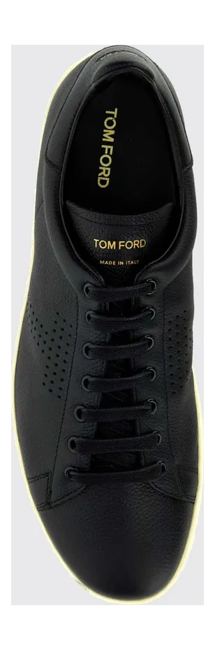 Tom Ford Warwick Sneakers in Grained Leather Black 1 (J1507LCL045LNWB) (2)