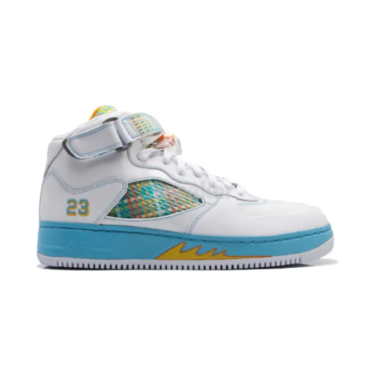 Air Jordan Force White Orange Peel 5
