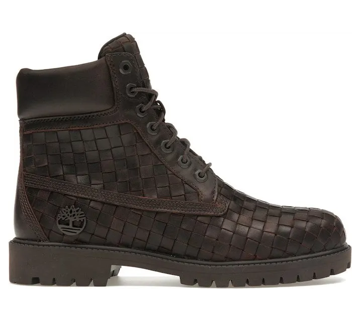 Timberland 6″ Premium Boot Woven Dark Brown (TB0A6FD6-W01)