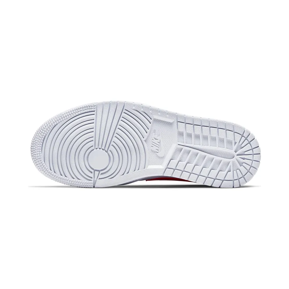 Air Jordan Womens Nike AJ I 1 Mid White ‘Red Royal’ (2020) (BQ6472-164)