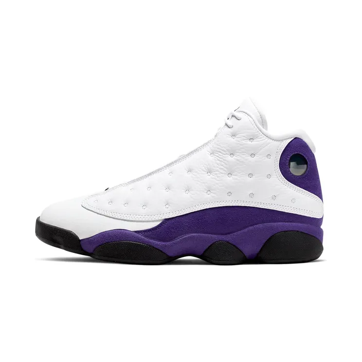 Air Jordan 13 Retro Lakers “White / Court Purple / University Gold / Black” (414571-105)