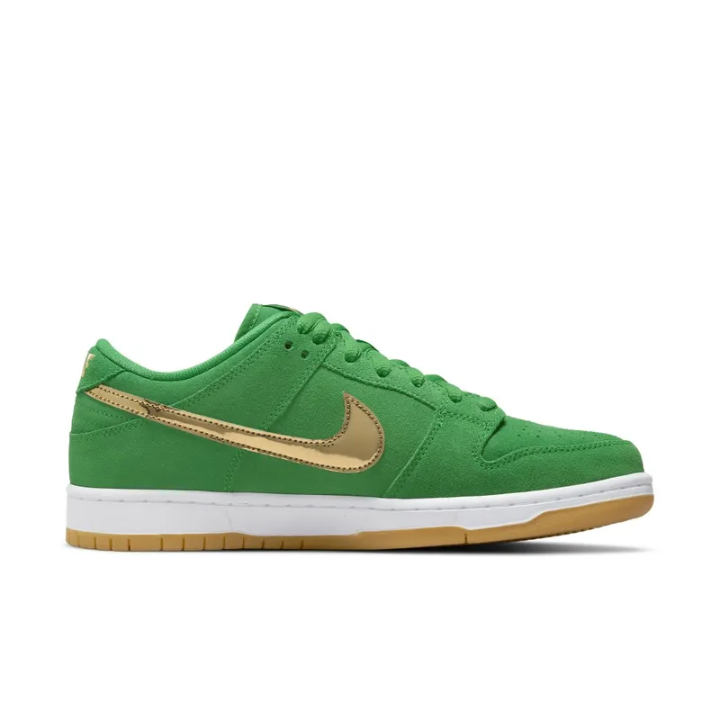 Nike SB Dunk Low Pro St. Patricks Day – “Green / White / Black / Gold” (BQ6817-303)