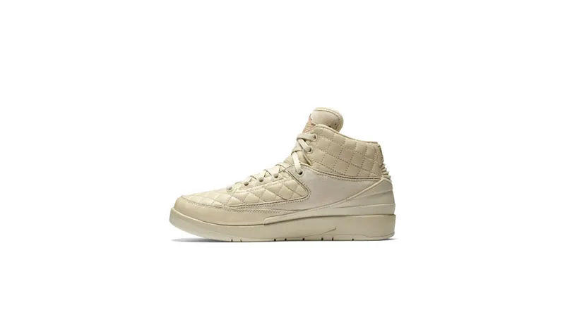 Jordan 2 Retro Just Don Beach (GS) Beach/Metallic Gold-University Red (839604-250)