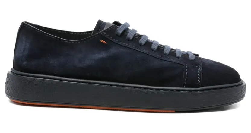 Santoni aus Wildleder “Blue” (MBCD21571OCACAOL)