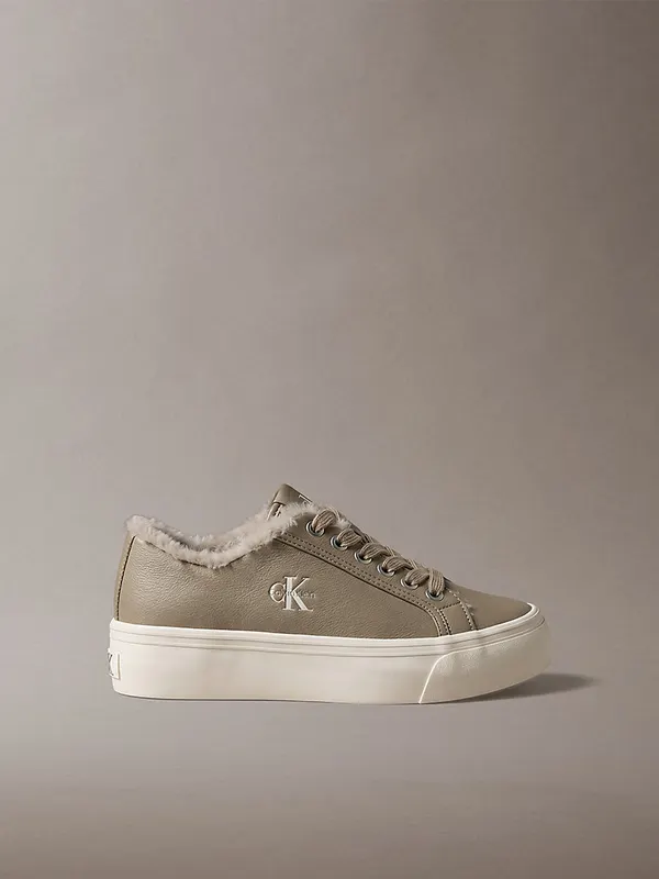 Calvin Klein Signature Platform “DESERT TAUPE/DK ECRU” (HW0HW03235PBO)