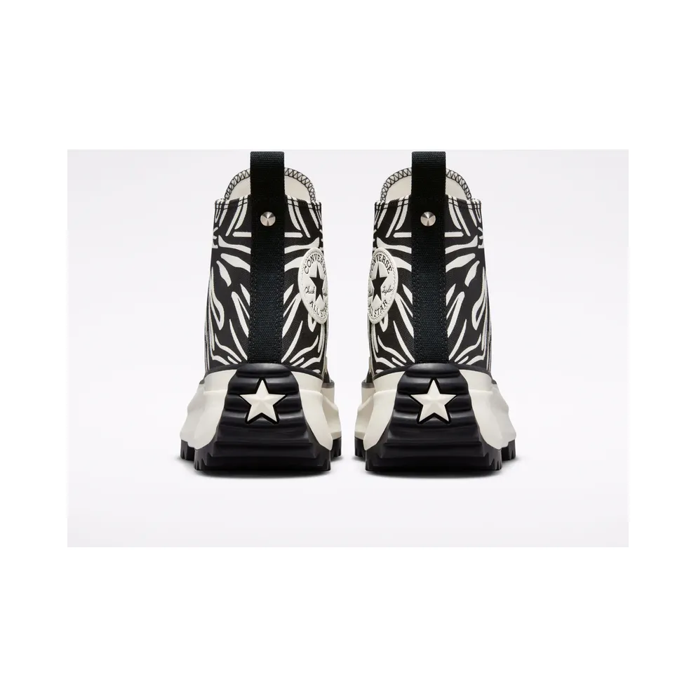 Converse Run Star Hike Platform Animalier Egret/Black/egret