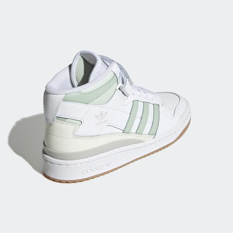 Adidas Forum Mid Cloud White / Linen Green / Gum (GX4578)