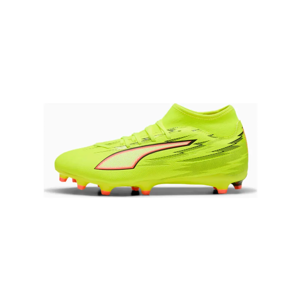 Puma Ultra 6 Play+ FG/AG Yellow Alert Black Glowing Red Lime Squeeze (108707-01)