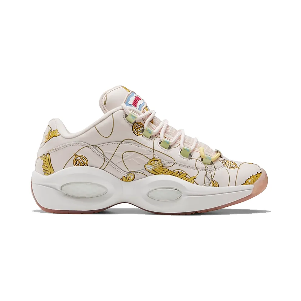 Reebok BBC Question Low Polar Pink / White / Yellow Filament (FZ4341)