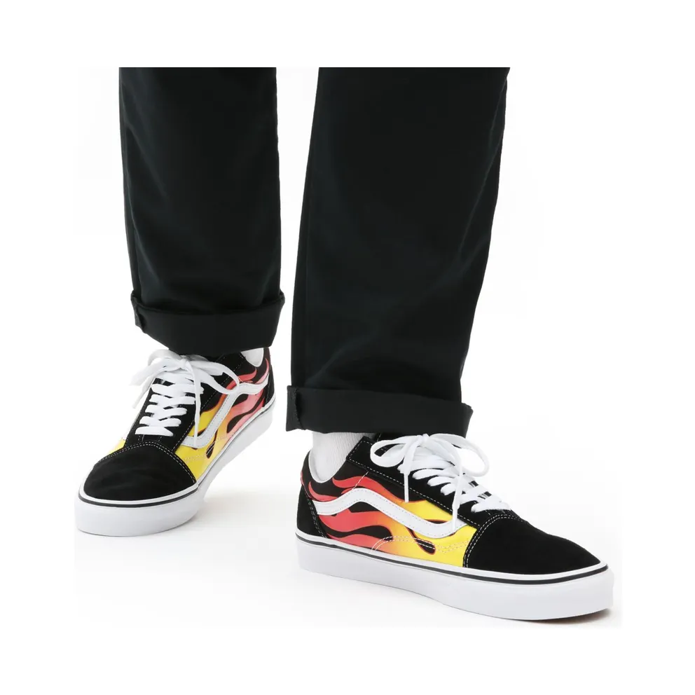 Vans Old Skool Flame (2017) Black/True White (VN0A38G1PHN)