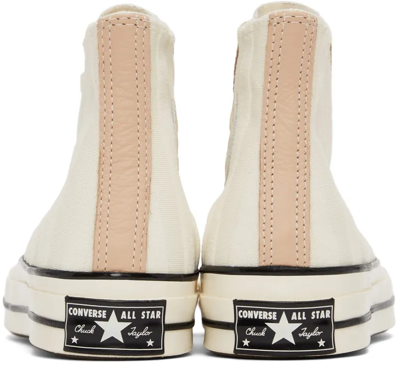 Converse Chuck 70 Striped Terry Cloth Egret/pink Clay/Black (572701C)
