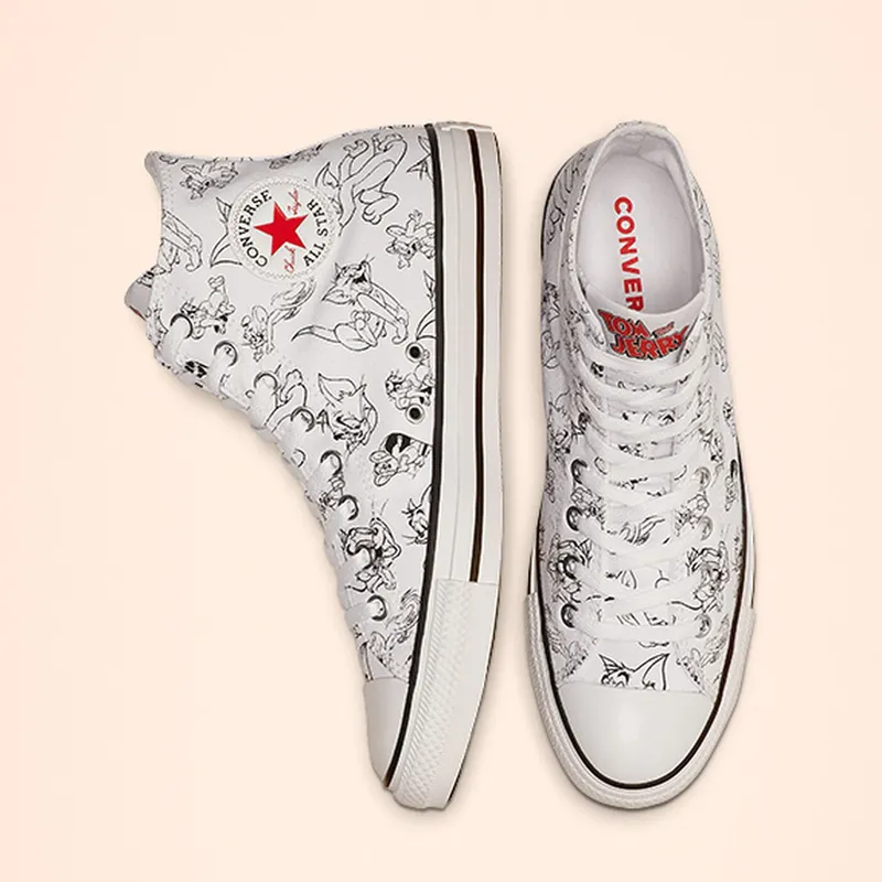 Converse Chuck Taylor All Star Hi Tom and Jerry White (165736C)