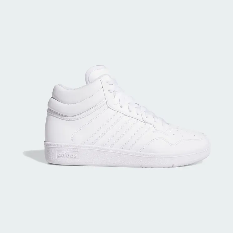 adidas Hoops 4.0 Mid “Cloud White / Cloud White / Core Black” (JI3476)