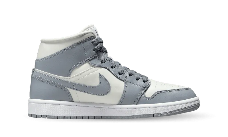 Nike Air Jordan 1 Mid Stealth Grey White (W) (BQ6472-115)