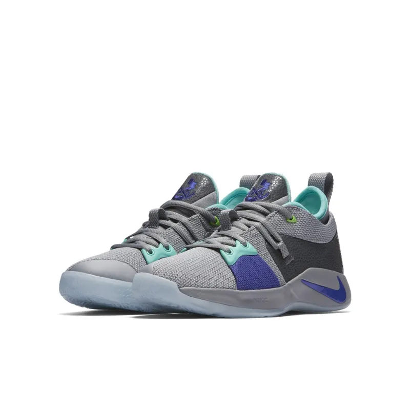 Nike PG 2 Pure Platinum (GS) Pure Platinum/Neo Turquoise-Wolf Grey (943820-002)