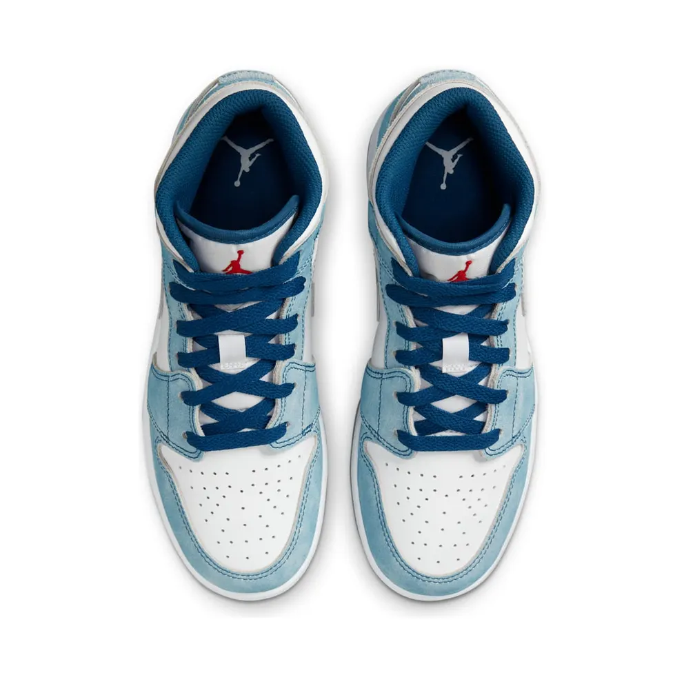 Air Jordan 1 Mid SE Older Kids’ Blue (DR6235-401)