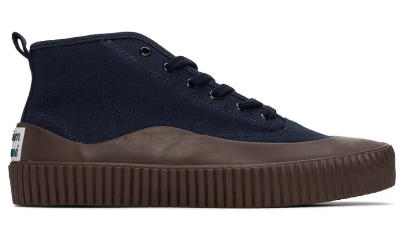 Maison Kitsuné Navy Bold Sole Sneakers (HU04736WW0042)