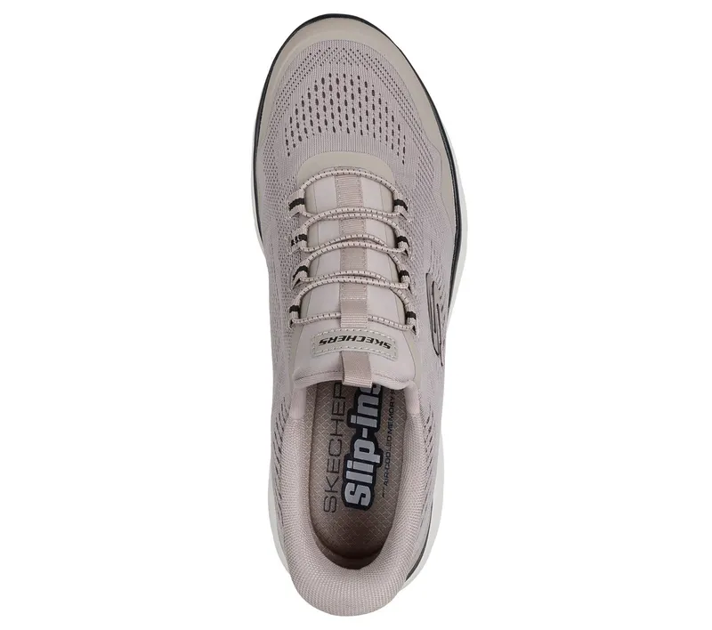 Skechers Slip-ins: Summits – Top Rate Sneaker Taupe/Black