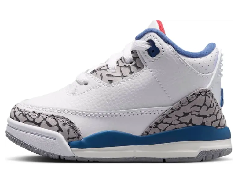 Jordan 3 Retro – True Blue – “White / True Blue / Cement Grey / Fire Red” (DM0968-104)