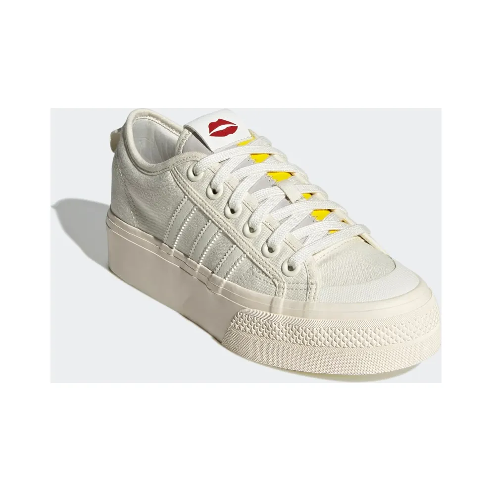 adidas Nizza Platform Off White / Cream White / Bright Yellow (GY1339)