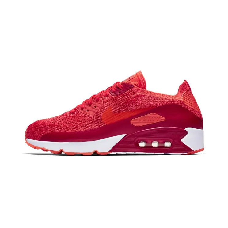 Nike Air Max 90 Ultra 2.0 Flyknit “Bright Crimson / University Red / Max Orange” (875943-600)