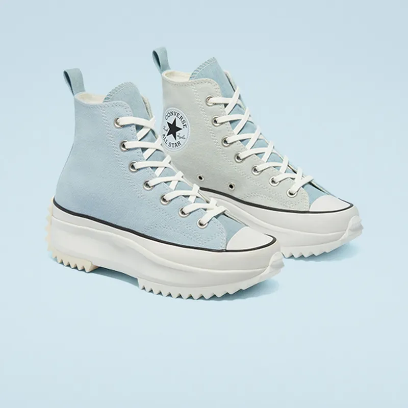 Converse Summer Denim Run Star Hike High Top Blue/vintage White/Black (171894C)