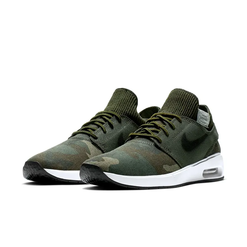 Nike SB Air Max Janoski 2 Premium Camo Iguana/Cargo Khaki-Desert Ore-Black (AT5878-203)